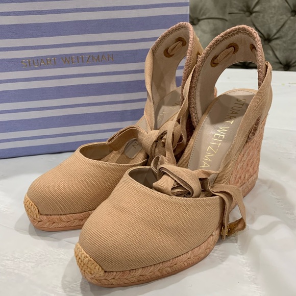 Stuart Weizmann wedge espadrilles